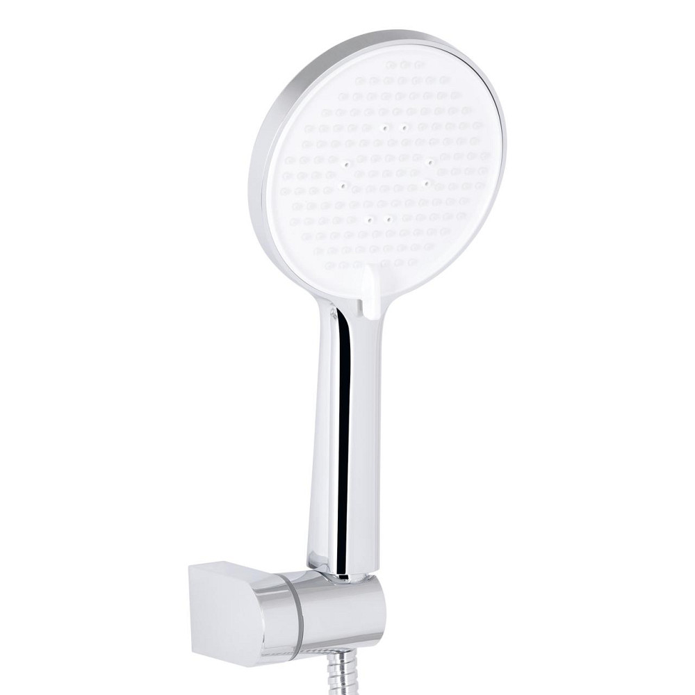 Змішувач для ванни Qtap Evia з поворотним виливом (з душовим гарнітуром) QTEVI260CRM47578 Chrome Київ - фото 11