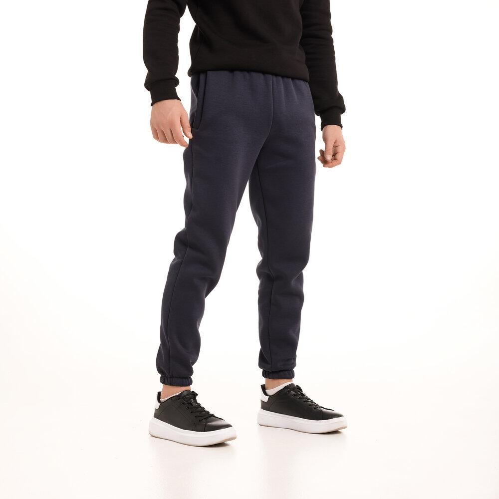 Чоловічі штани джогери з кишенями темно-сині Pobedov 007 ЗИМА Київ - фото 1