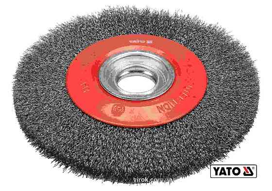 Щітка зачисна дискова YATO : Ø=200/32 мм з нержавіючої сталі. 4500 об/хв [5/20] Одесса