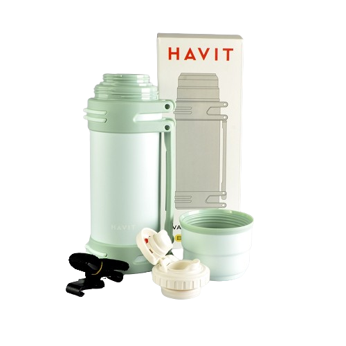 Термос 1200мл зелений Havit HV-TM008 Житомир - изображение 3