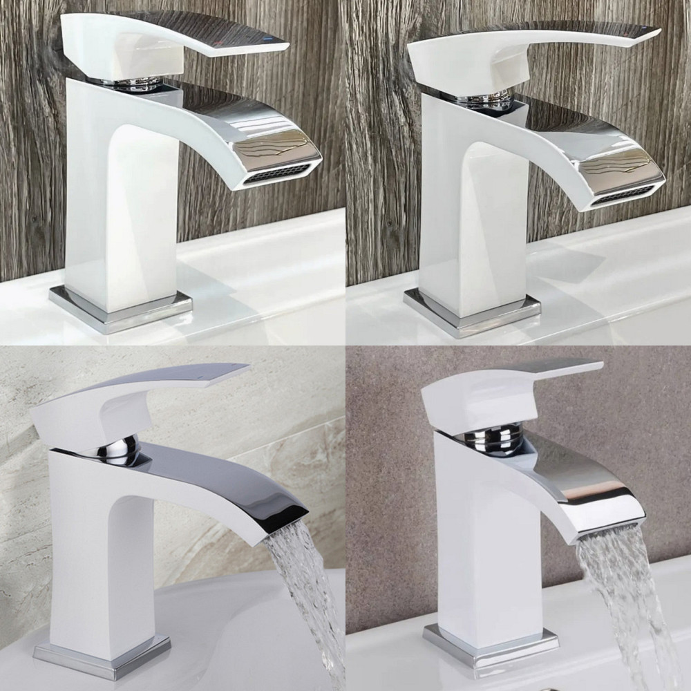 Смеситель для раковины Qtap Swan Cascada QTSWA270CRW45568 Chrome/White Киев - изображение 7