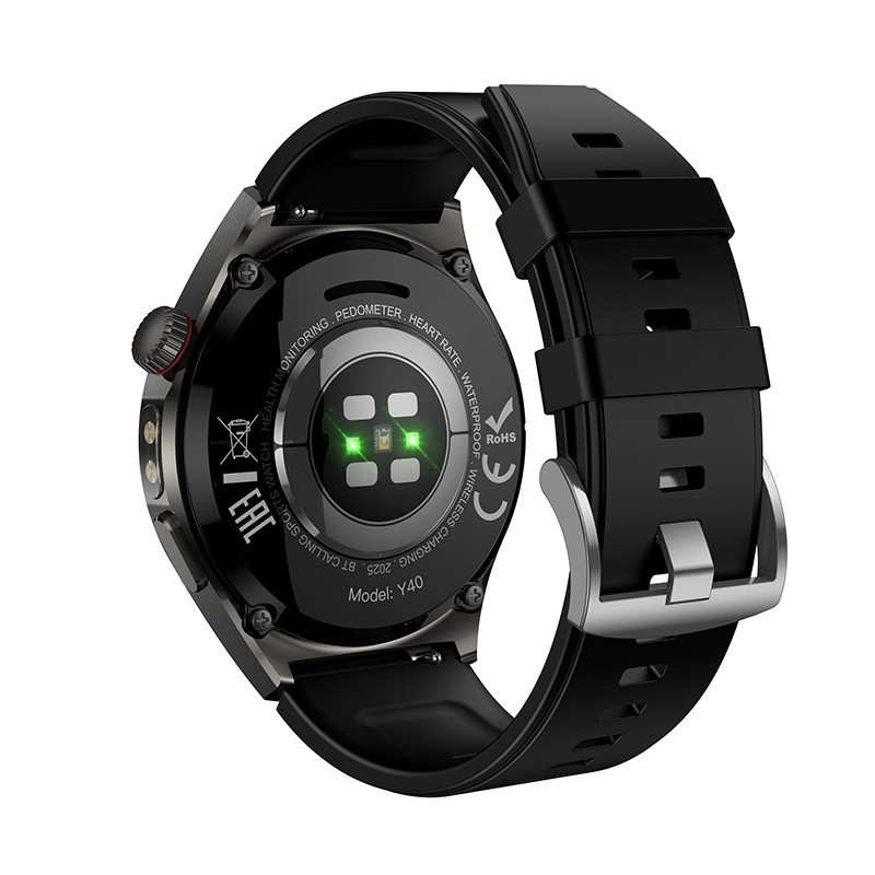 Смарт-часы HOCO Y40 38mm. 315 mAh. IP68 Smart watch(call version) Black Одесса - изображение 7