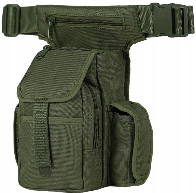 Сумка для стегна 7 кишень Mil-Tec від Sturm "MULTI PACK 1000D" (13526001) Olive Нововолинськ - фото 1