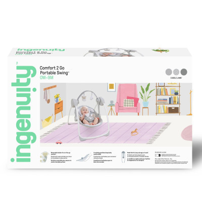 Кресло-качалка Ingenuity Comfort 2 Go – Cuddle Lamb (12184) Винница - изображение 9