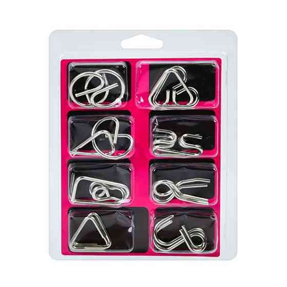 Набір металевих головоломок "Metal Puzzle" 808A-C-B(Pink) 8 штук в наборі Вінниця