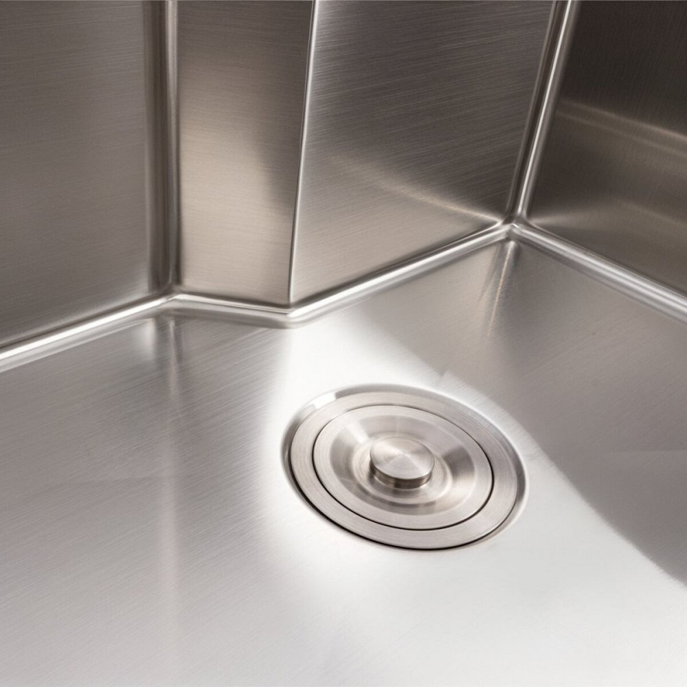 VALESO Кухонна мийка VALESO Handmade 65х43 нержавійка (3,0/0,8) Київ - фото 5