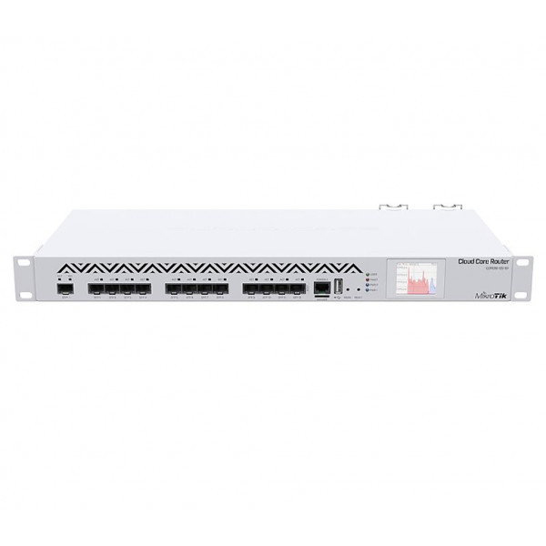 Маршрутизатор Mikrotik CCR1016-12S-1S+, RouterBoard 1U rackmount, 12xSFP cage, 1xSFP+ cage, 16 cores Київ - фото 1
