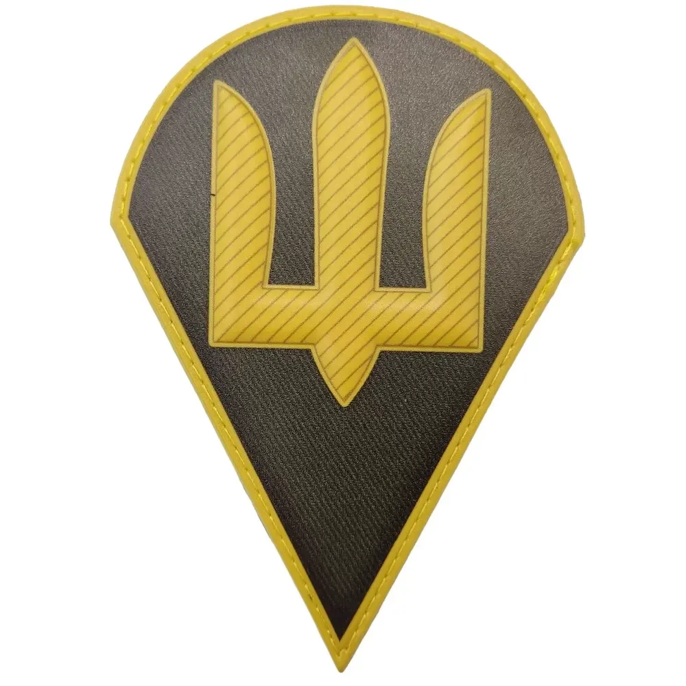 Патч / шеврон ДШВ Збройних сил України олива об'ємний Запоріжжя - фото 1