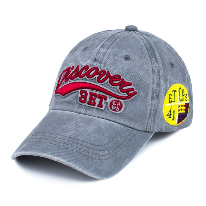 Сіра бейсболка чоловіча Discovery Київ - фото 1