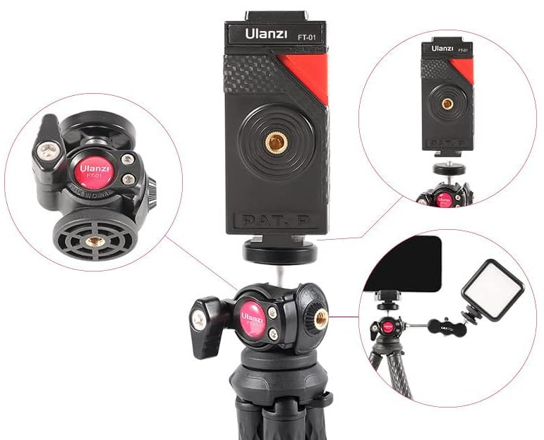 Штатив гибкий для телефона мини осьминог 36см ULANZI FT-01 Киев - изображение 6