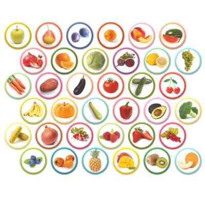 Обучающий набор DoDo Магнитный набор Монтессори Овощи, фрукты и ягоды (200272) Винница