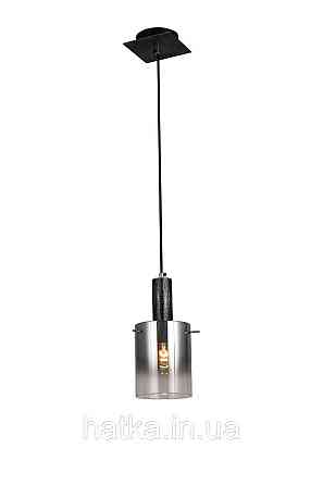 Подвесной светильник G 07459/1P матовый чёрный серебристый хром Киев