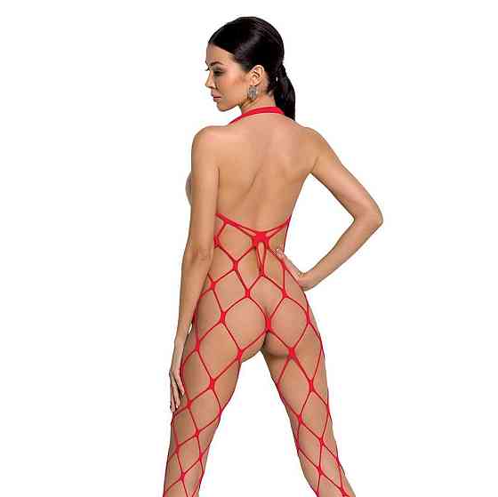 Бодістокінг у дуже велику сітку Passion BS091 red, з доступом Sex Aura Київ