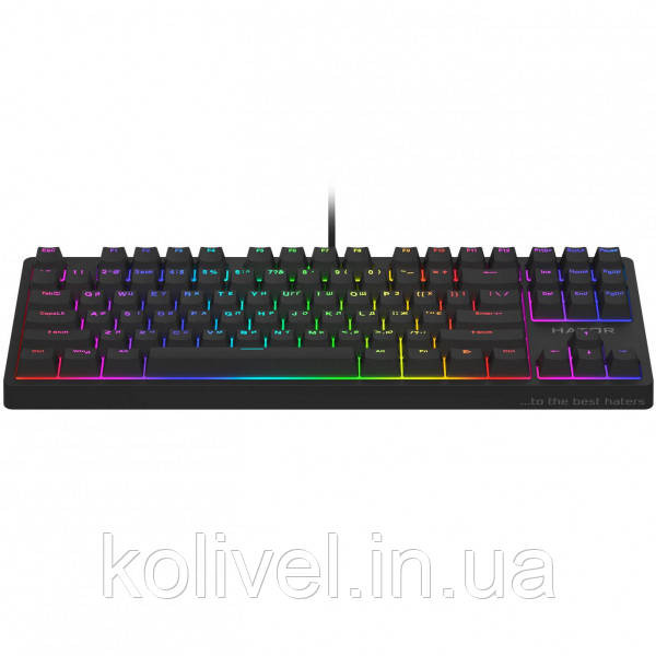Клавіатура Hator Rockfall 2 Mechanical TKL orange black (HTK-720) Київ - фото 4