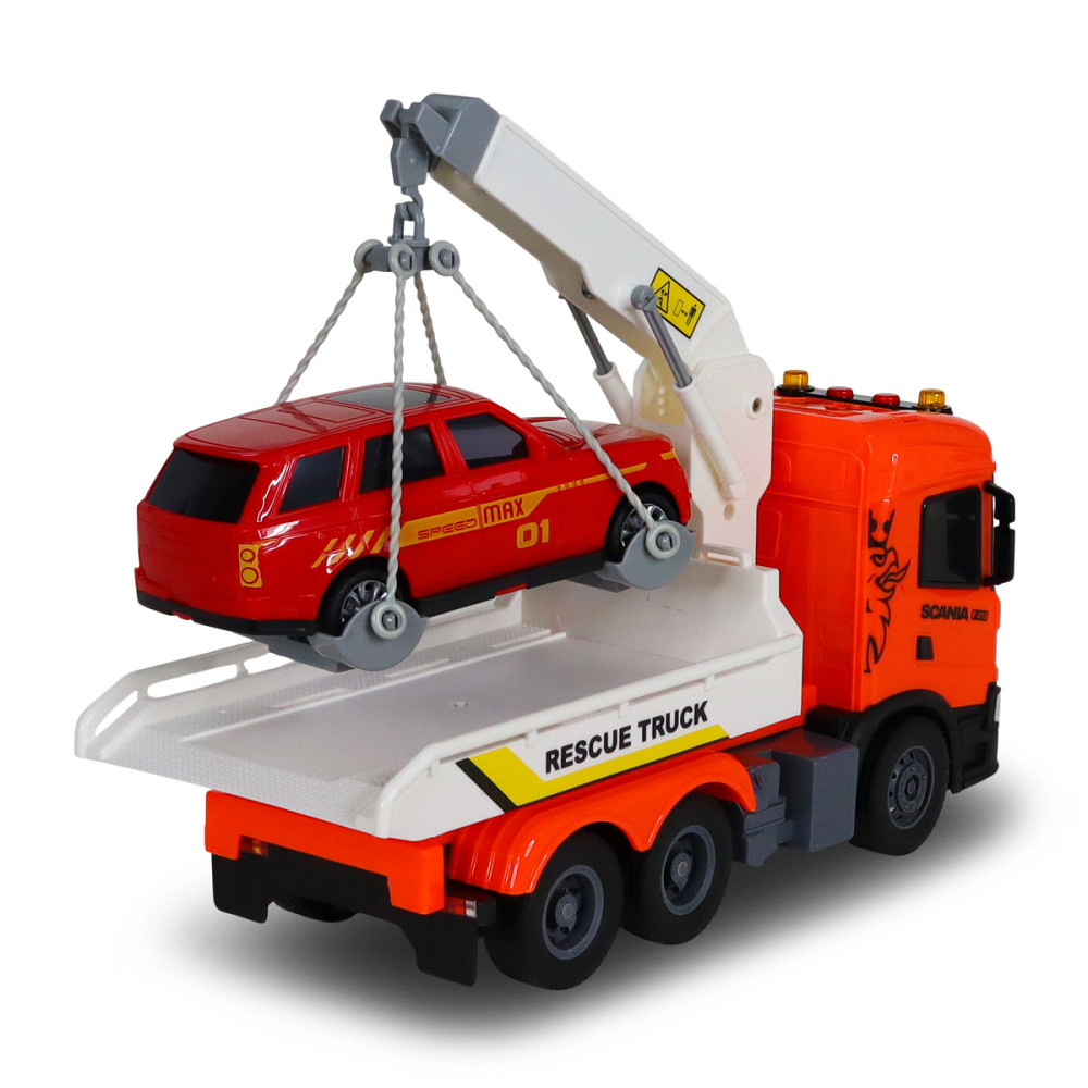 Ігровий набір серії Big Truck – Евакуатор Scania з машиною (світло, звук) Днепр - изображение 9