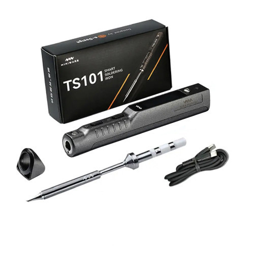 Портативный паяльник TS101 с сменным жалом 65Вт Киев - изображение 6