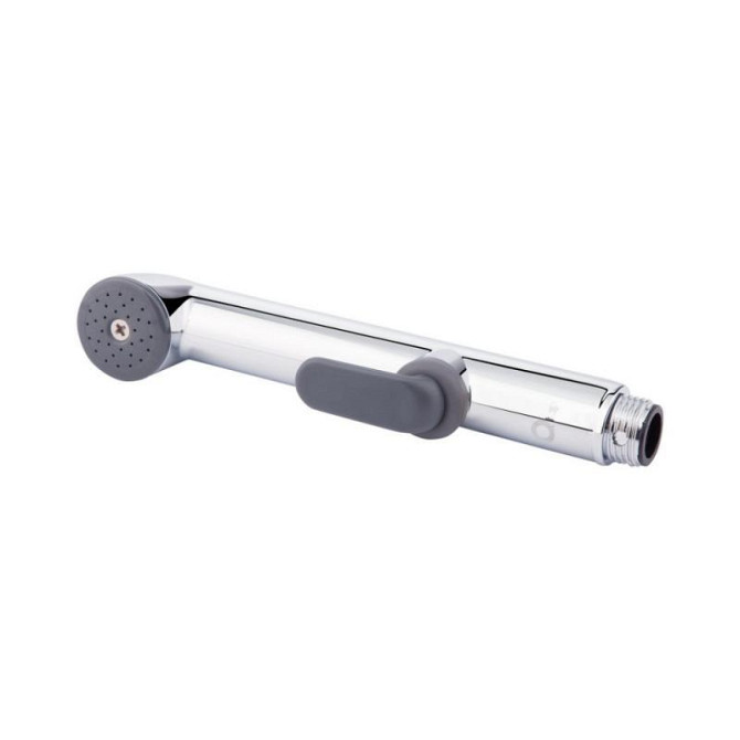 Лейка для гигиенического душа пластик Qtap Rucni круглая QTCRMA021 Chrome/Grey Харьков - изображение 1