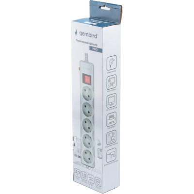 Сетевой фильтр питания Gembird SPG5-G-10G-PRO Винница - изображение 4