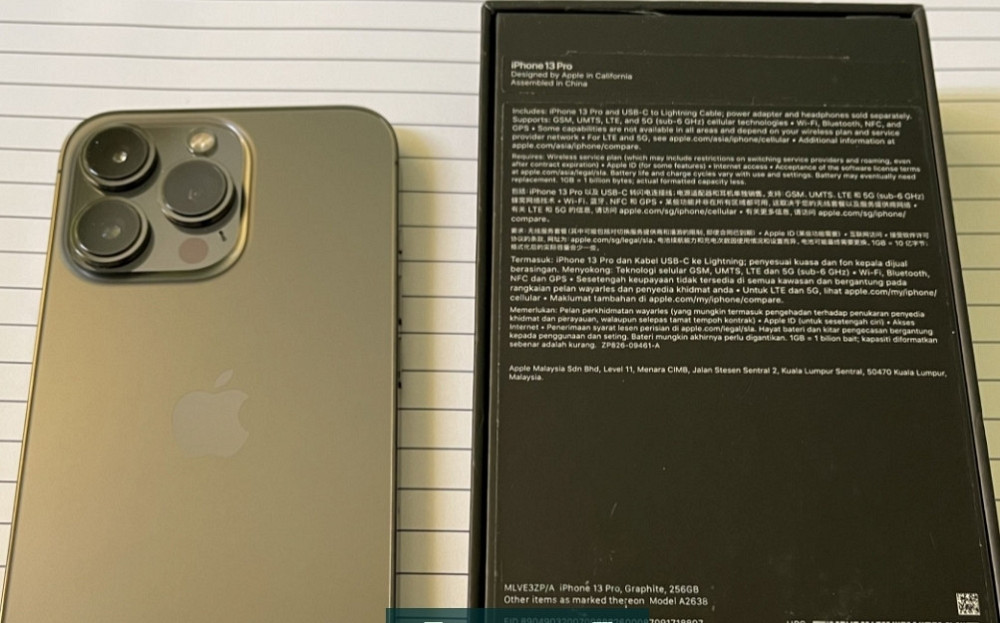 Айфон iPhone 13 Pro 256Gb. Graphite Neverlock Киев - изображение 5