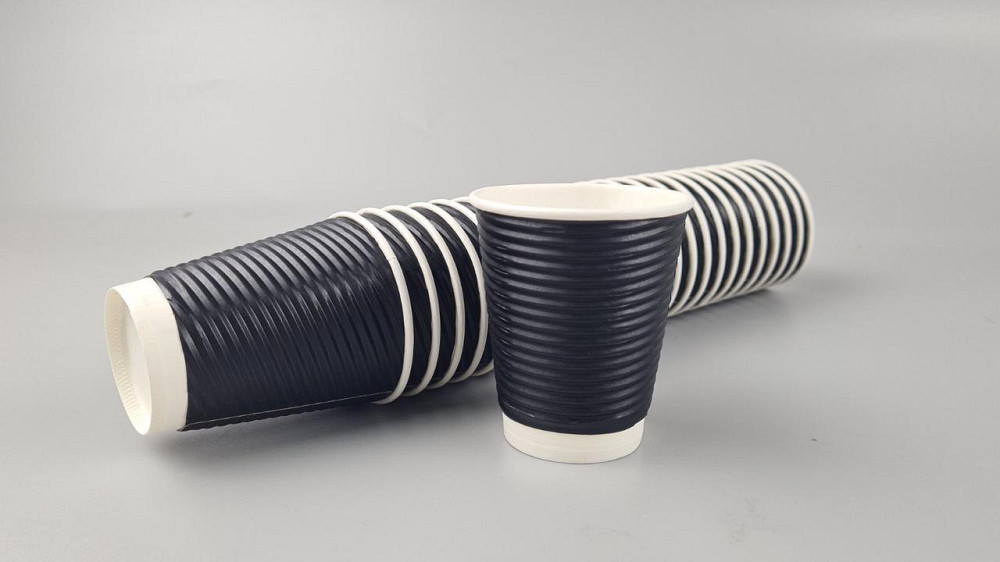 Паперові склянки кольорові гофровані 175 мл (25 шт.) Харків - фото 1