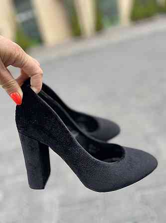 Туфлі жіночі SEASTAR чорні (весна-осінь, оксамит) (1920) 38 Коломыя