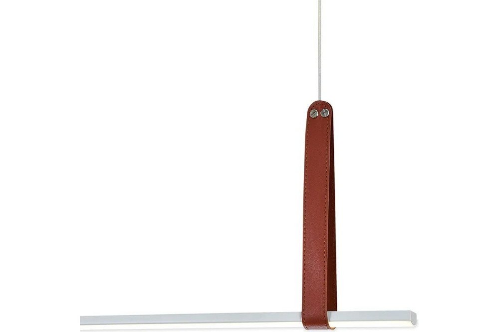 VALESO Підвісний світлодіодний світильник G 2810/1100 44W Білий+Штучна шкіра Коломия - фото 11