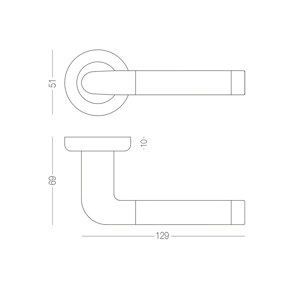 Ручка A-1209 SN/CP Матовий нікель/полірований хром Київ - фото 3