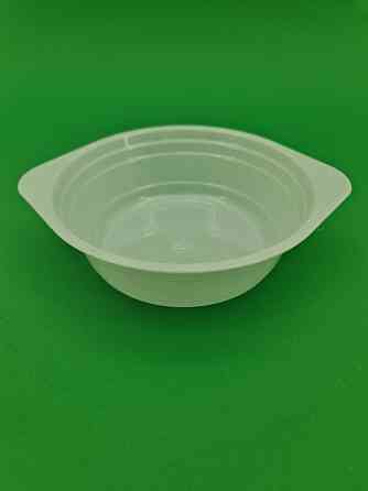 Тарілка одноразова стеклоподобная діаметр 500 мл біла (10 шт) Харків