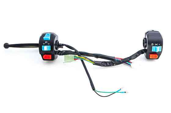 Блоки кнопок керма (пара) скутер 4 Т Китай 50 (диск/барабан, кріплення, важіль) Мукачево