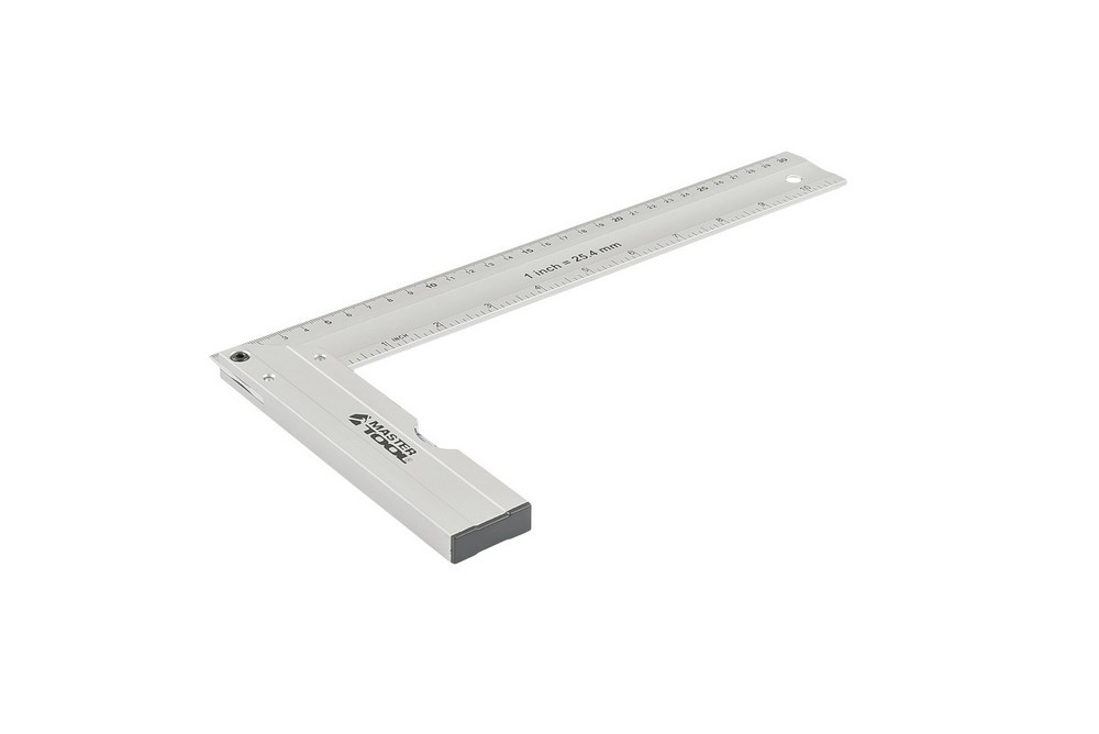 MASTERTOOL Кутник будівельний алюмінієвий MASTERTOOL 300 мм ручка Al з капсулою 0,5 мм/1м 30-43 Коломыя - изображение 8