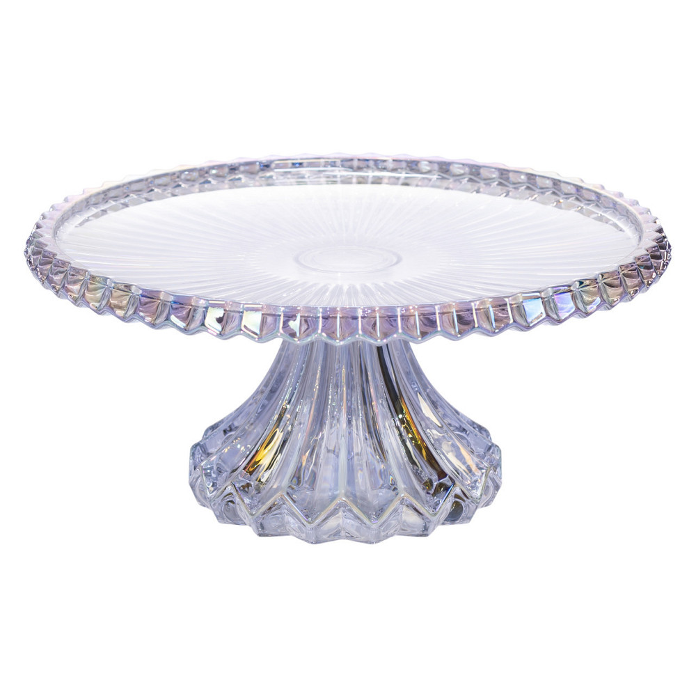 Круглая стеклянная тортовница на ножке Ø26 см Киев - изображение 2