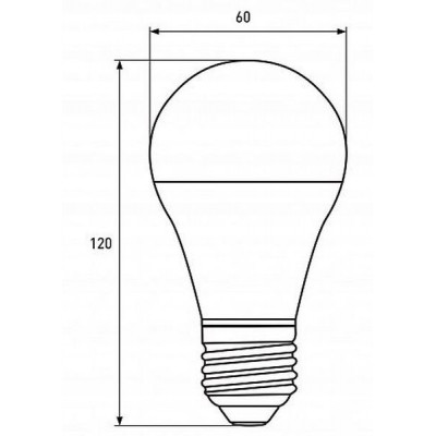 Лампочка EUROELECTRIC LED А60 15W E27 4000K 220V (LED-A60-15274(EE)) Винница - изображение 3