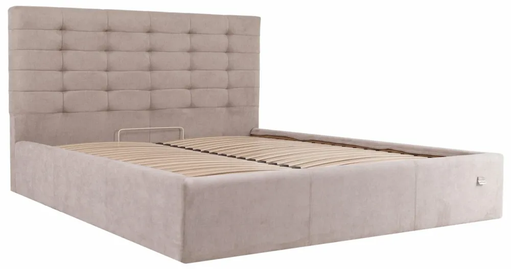 Кровать Двуспальная Erika Comfort 180 х 200 см Мисти Mocco С подъемным механизмом и нишей для белья Мокко Киев - изображение 2