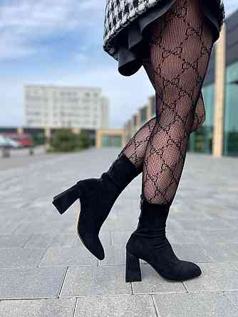 Без бренда Черевики жіночі SEE SEVEN 1159 чорні (весна-осінь, замша/велюр натуральна) (5402) 38 Коломия