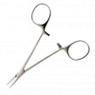 Зажим медицинский прямой 125 мм р\ч 20 мм З-120 