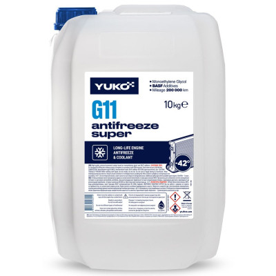 Антифриз Yuko -40 Super G11 синий 9л (10 кг.) (4820070248210) Винница - изображение 1