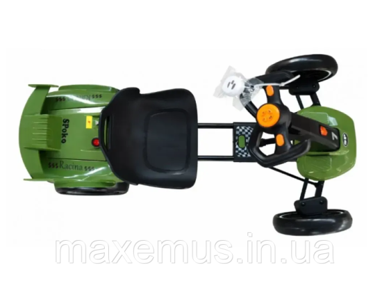 Детский электрокарт Spoko SPV19 12V 4.5Ah зеленый с пультом управления / карт на аккумуляторе для детей Мостиска