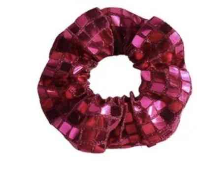 Гумка для волосся срібляста Червоний Смела