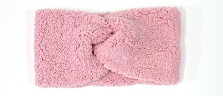 Пов'язка тепла Тедді рожева Київ - фото 1