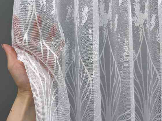 Тюль VR-Textil 2089т Жакард Білий 400х270 см (42-1326) Київ