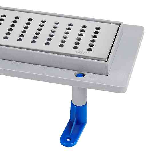 Трап Qtap Dry FB304-800 лінійний із сухим закривом і неіржавкою решіткою 800х73 Київ