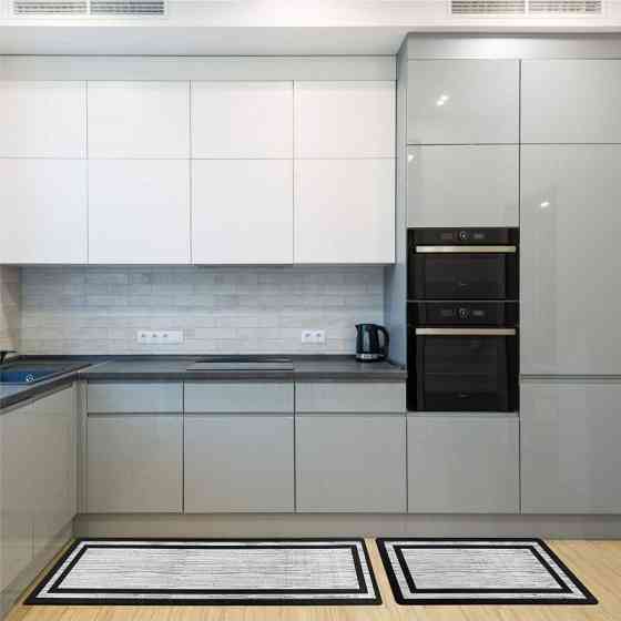 Набор коврики Lovely Svi 2 шт: 44 x74 x1см и 44 x150 x1см Черная окантовка - для кухни, офиса, дома, прихожей Киев