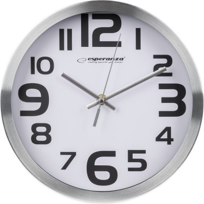 Настенные часы Esperanza Wall Clock Zurich 25 см White (EHC013W) Винница - изображение 1
