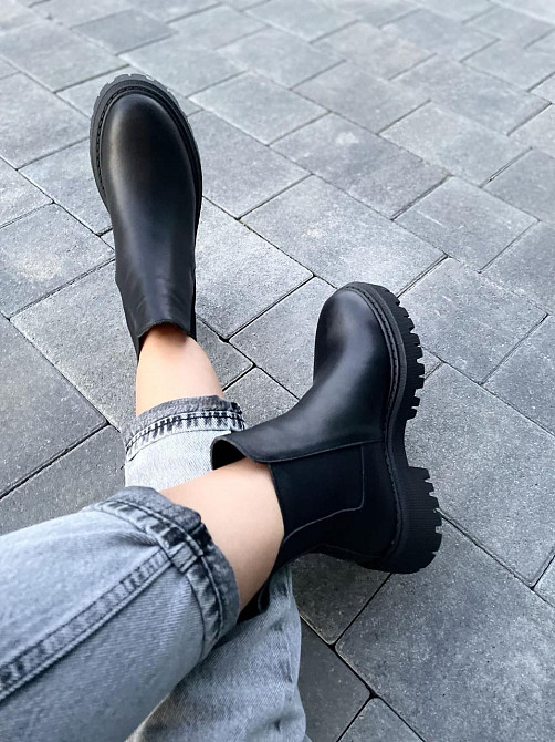 Без бренда Черевики жіночі GREMMY 604/1 чорні (зима, шкіра натуральна) (4858) 40 Коломия - фото 3