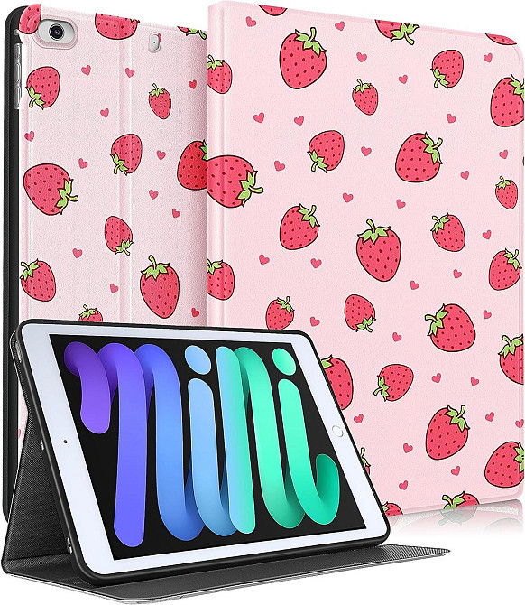 Чохол Uppuppy для iPad Mini 7.9" дитячий, з малюнком полуниці Київ - фото 2