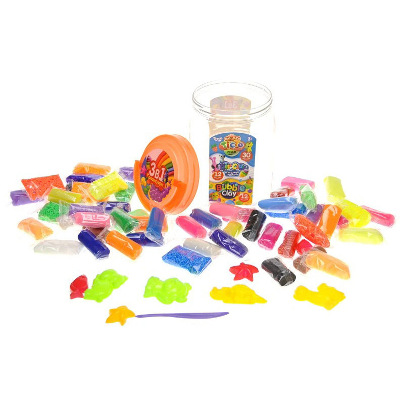 Набір креативної творчості "3 в 1: Тісто і пластилін" TAB-01-01U Вінниця - фото 1