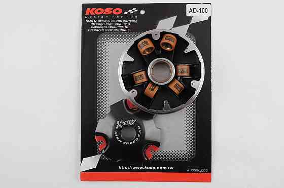 Варіатор передній (тюнінг) скутер Сузукі Адреса 100 (мідно-граф. втулка, ролики латунь) Мукачево