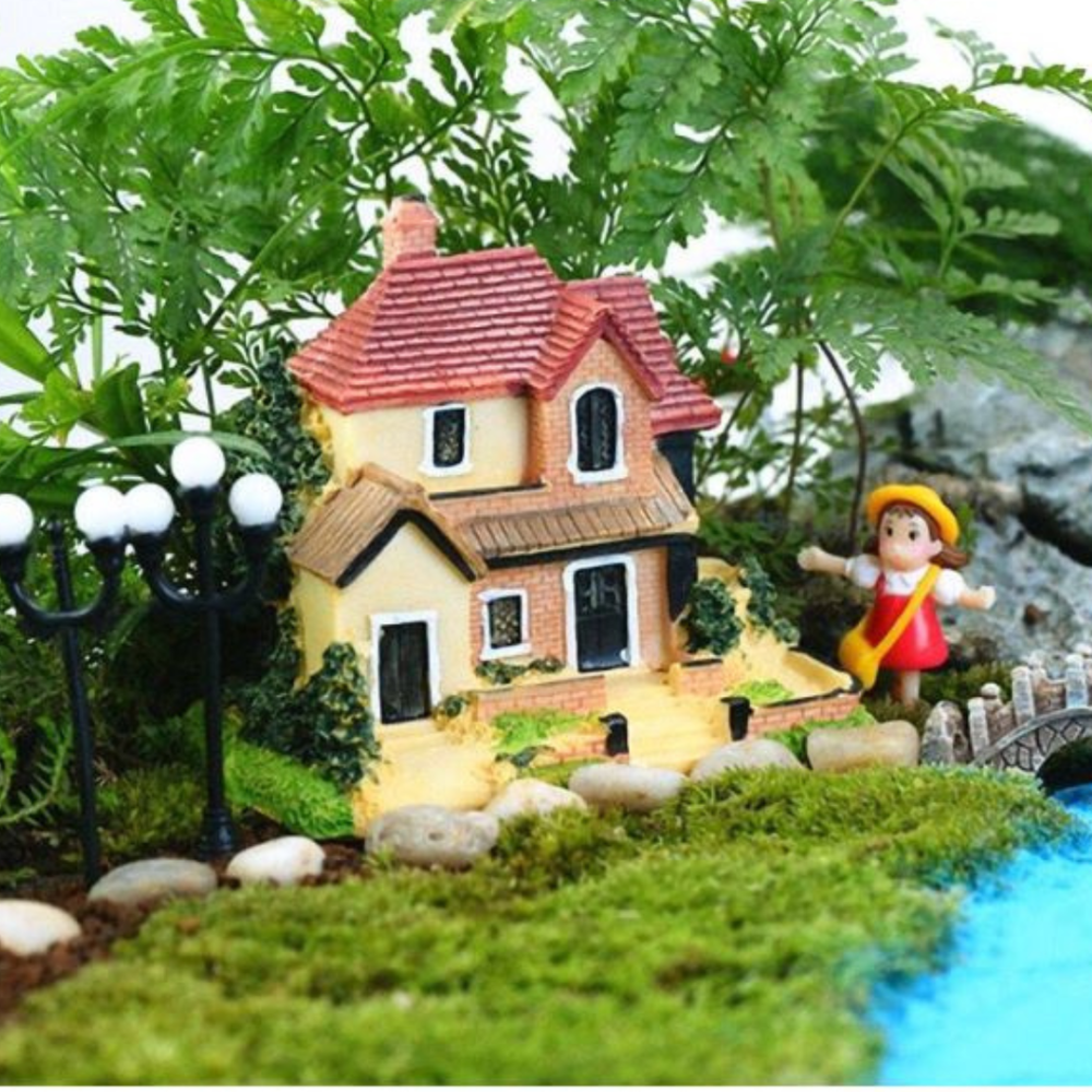 Декоративний Будиночок для міні-саду кашпо флораріуму мікроландшафту рокарію діорам Одеса - фото 5