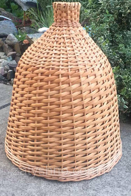 Плетена люстра із лози | люстри плетена під розмір | люстра гарна під розмір Київ - фото 5