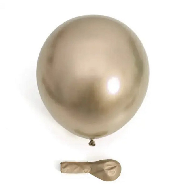 Шары хром белое золото шампань 12'' 30см Киев - изображение 1